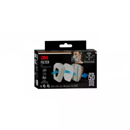 Kit filtre demi-masque 3M