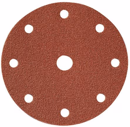 Disques abrasifs papier diamétre 150mm 8+1 trous