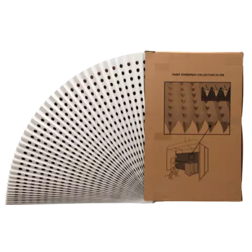 Filtre carton plissé blanc